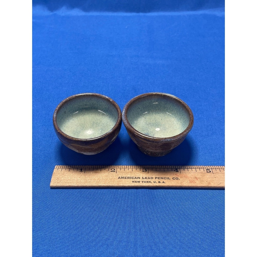 Hagi Yaki Studio Pottery Signed Japanese Tea Set Kairagi Glaze Teapot - Picture 10 of 14